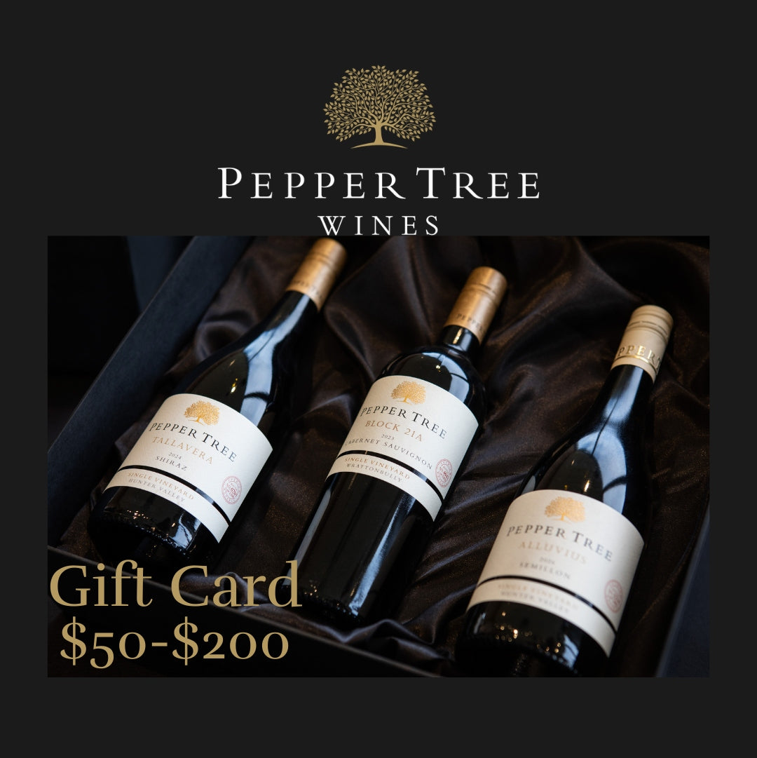 Pepper Tree Wines Gift Card