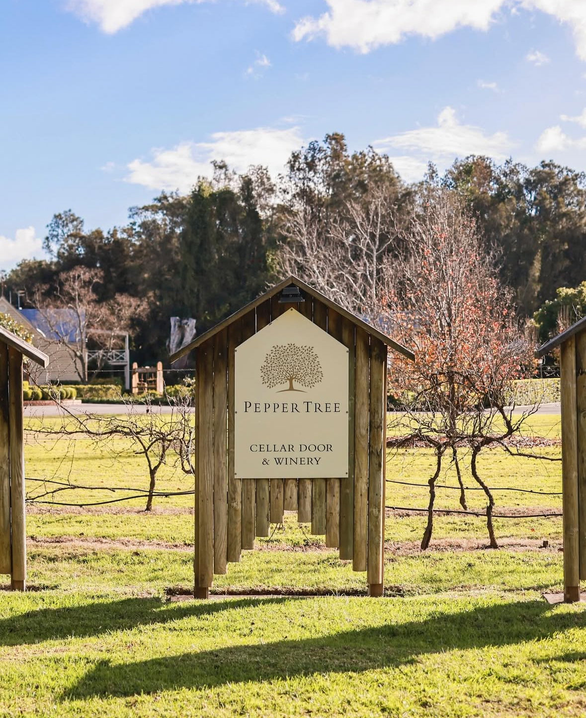 Pepper Tree Cellar Door and Winery sign